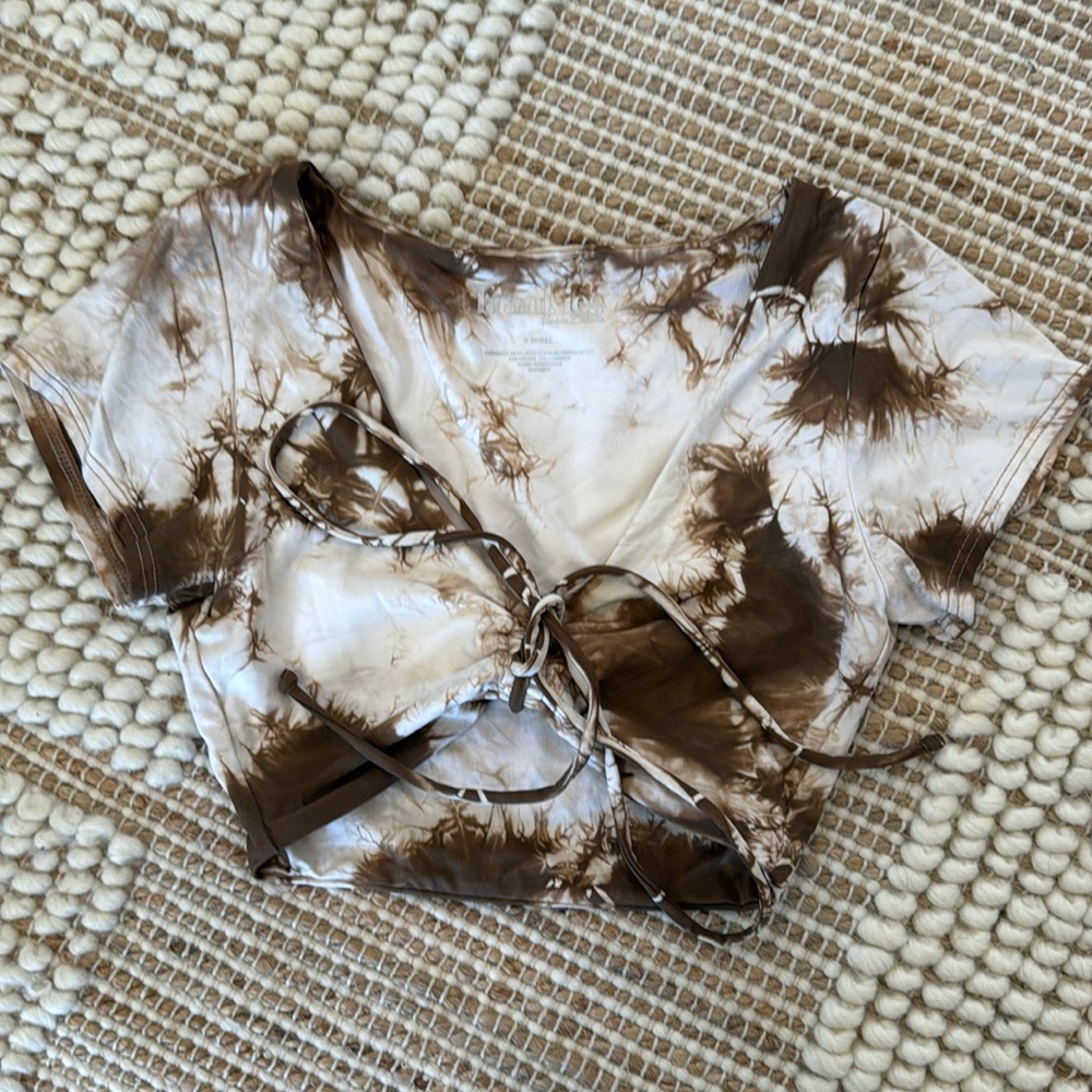 Frankies Bikinis tie dye top